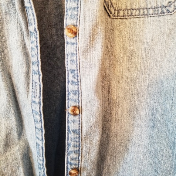 BP Button Down Denim Shirt - Picture 2 of 3